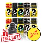 Rush Party Pack 10 x 10ml + Gratis XTRM SNFFR