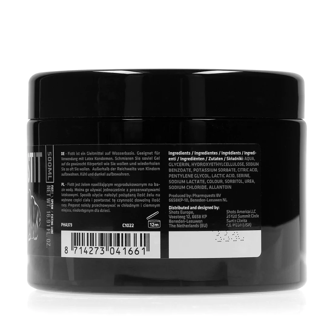 Fist-It Black Label Sperma Glijmiddel op Waterbasis - 500 ml – Bild 3