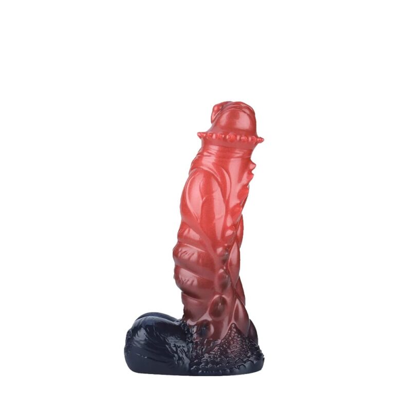 giant space intruders radiant red dildo m